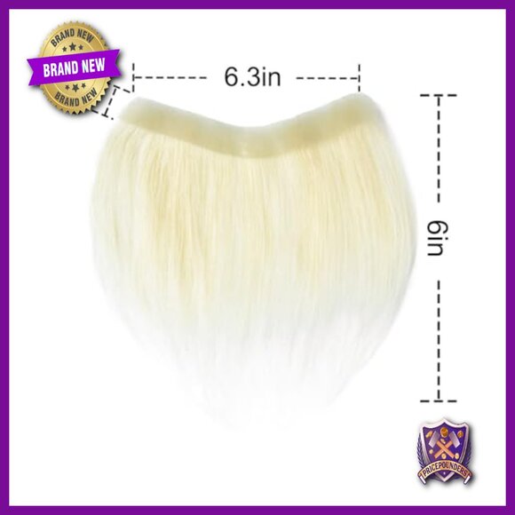 Human Hair Frontal Hairpiece 0.78x6.3 6 Inch Hairline Topper Replacement main image 4